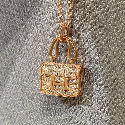 [Glitter Jewelry]CONSTANCE PEDANT DIAMOND NECKLACE