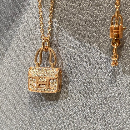 [Glitter Jewelry]CONSTANCE PEDANT DIAMOND NECKLACE