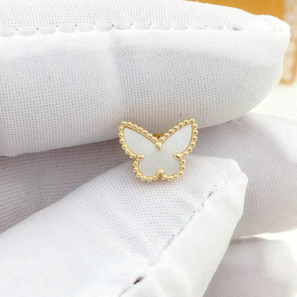 [Glitter Jewelry]SWEET BUTTERFLY MOP EARSTUDS