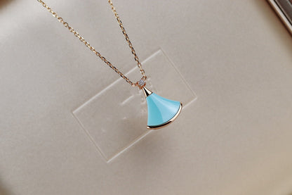 [Glitter Jewelry]DREAM NECKLACE TURQUOISE PINK GOLD