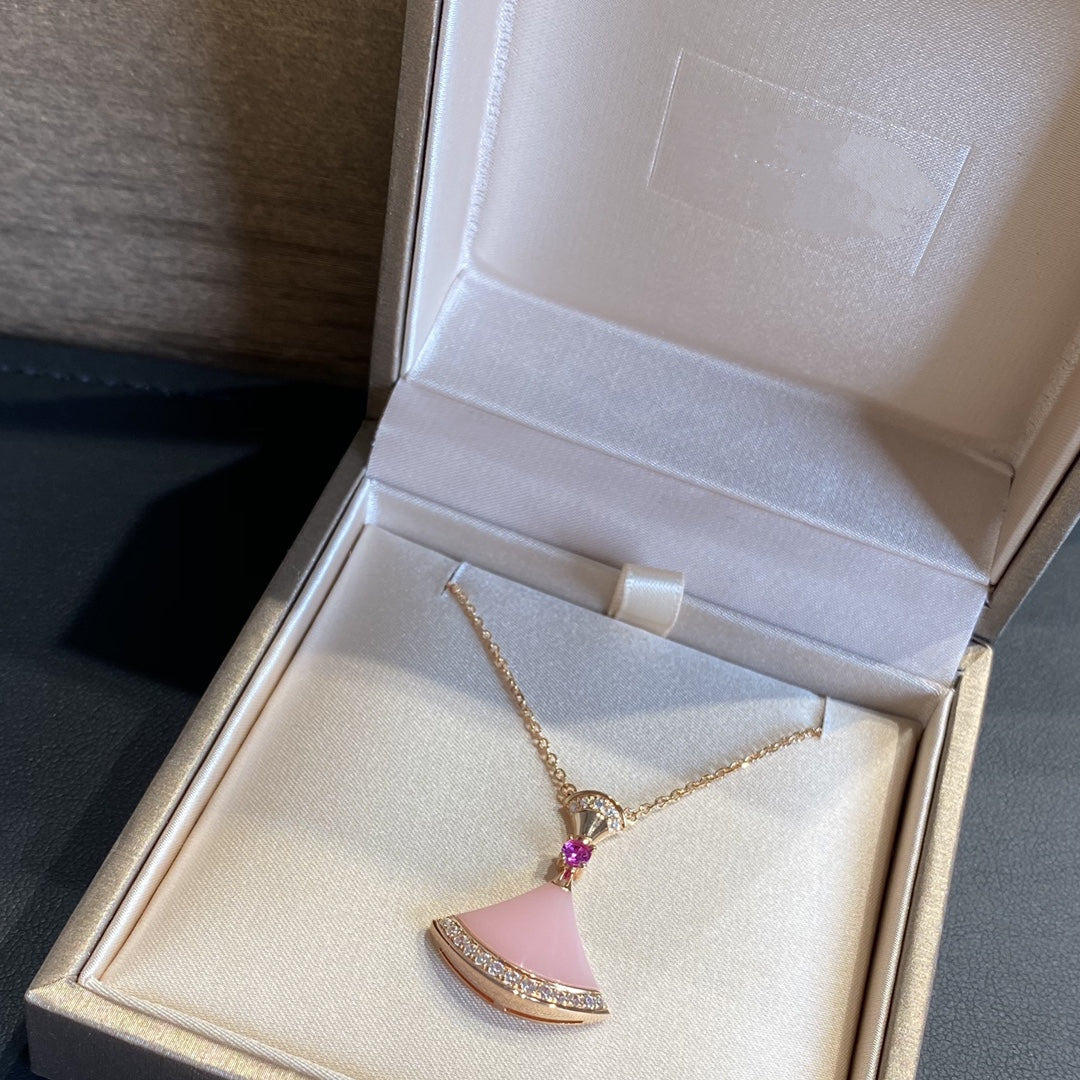 [Glitter Jewelry]DREAM NECKLACE PINK OPAL