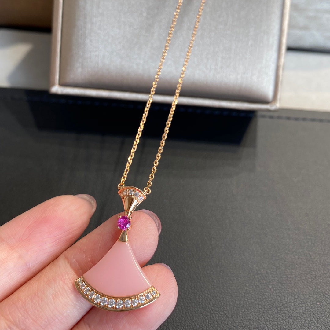 [Glitter Jewelry]DREAM NECKLACE PINK OPAL