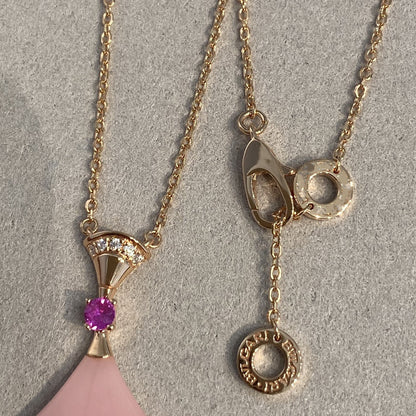 [Glitter Jewelry]DREAM NECKLACE PINK OPAL