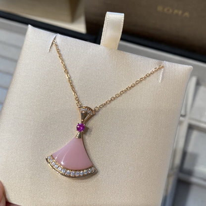 [Glitter Jewelry]DREAM NECKLACE PINK OPAL