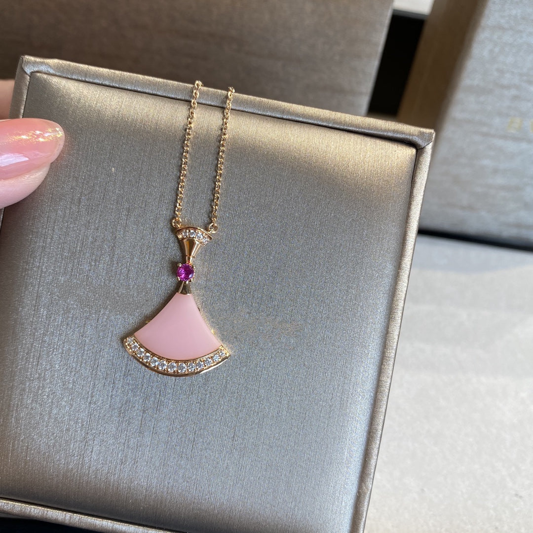 [Glitter Jewelry]DREAM NECKLACE PINK OPAL