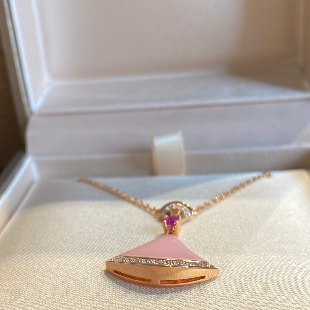 [Glitter Jewelry]DREAM NECKLACE PINK OPAL