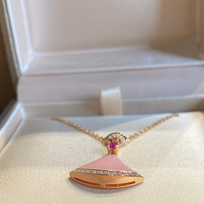 [Glitter Jewelry]DREAM NECKLACE PINK OPAL