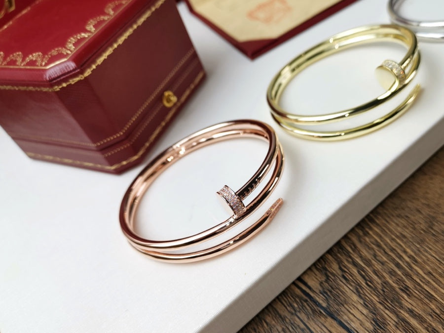 [Glitter Jewelry]JUSTE BRACELET 3.5MM DOUBLE ROW DIAMOND