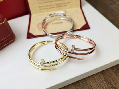 [Glitter Jewelry]JUSTE BRACELET 3.5MM DOUBLE ROW DIAMOND