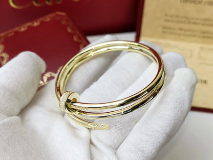 [Glitter Jewelry]JUSTE BRACELET 3.5MM DOUBLE ROW DIAMOND
