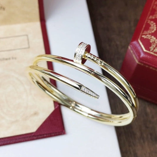 [Glitter Jewelry]JUSTE BRACELET 3.5MM DOUBLE ROW DIAMOND