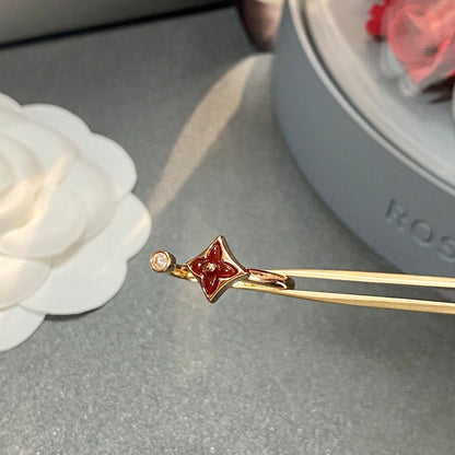 [Glitter Jewelry]STAR 1 DIAMOND OPEN RING