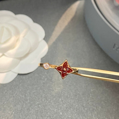 [Glitter Jewelry]STAR 1 DIAMOND OPEN RING