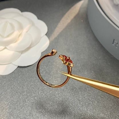 [Glitter Jewelry]STAR 1 DIAMOND OPEN RING