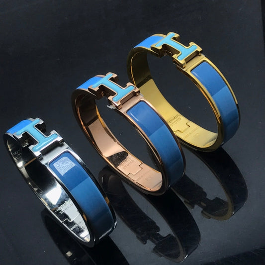 [Glitter Jewelry]H BRACELET BLUE RAINBOW CERAMIC