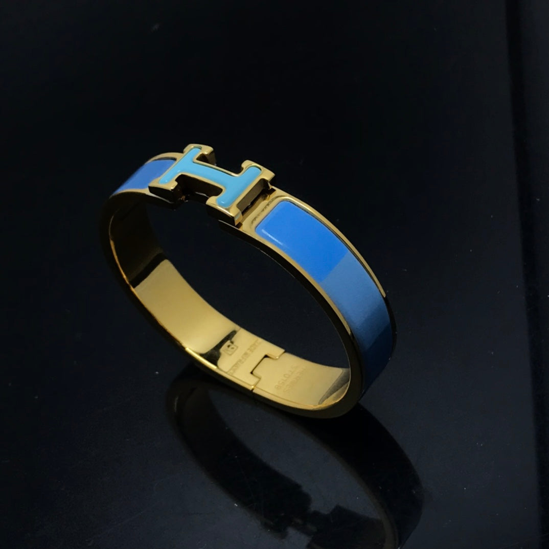 [Glitter Jewelry]H BRACELET BLUE RAINBOW CERAMIC