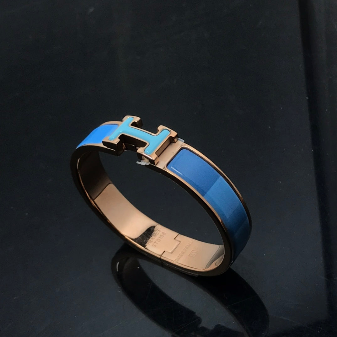 [Glitter Jewelry]H BRACELET BLUE RAINBOW CERAMIC