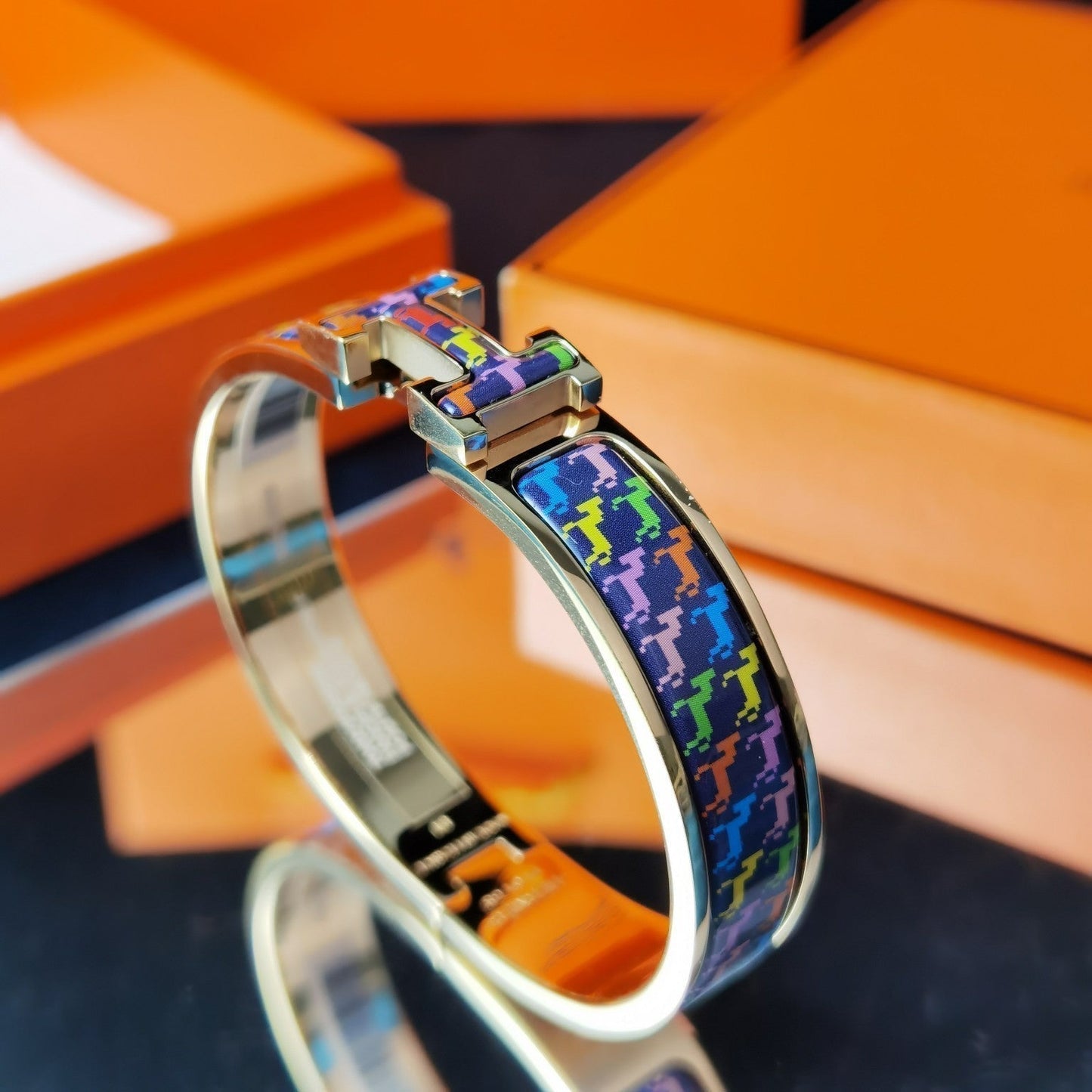 [Glitter Jewelry]H HORSE BRACELET 12MM