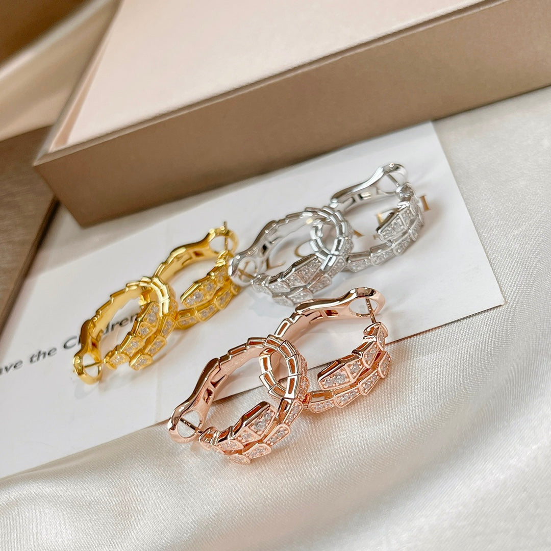 [Glitter Jewelry]SERPENTI EARRINGS DIAMOND