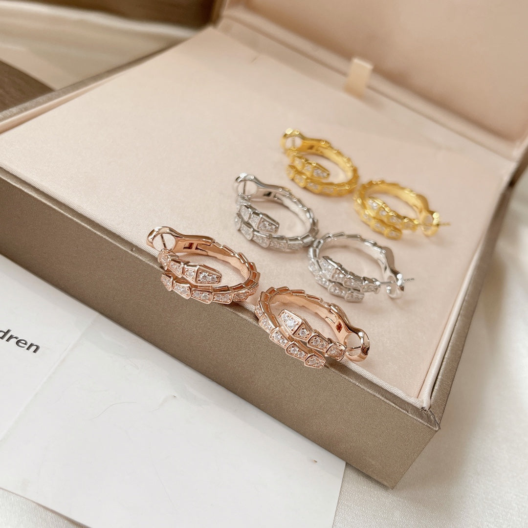 [Glitter Jewelry]SERPENTI EARRINGS DIAMOND