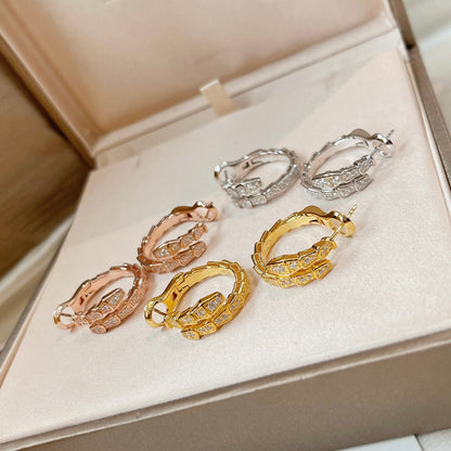 [Glitter Jewelry]SERPENTI EARRINGS DIAMOND