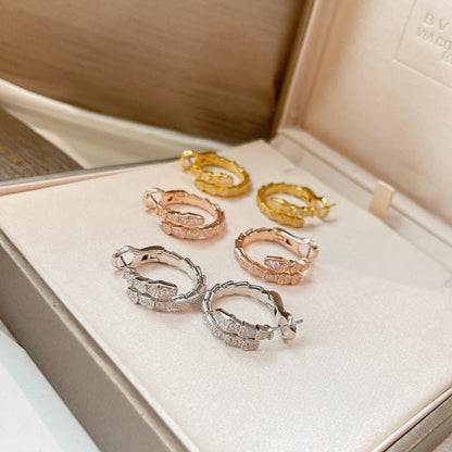 [Glitter Jewelry]SERPENTI EARRINGS DIAMOND