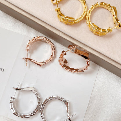 [Glitter Jewelry]SERPENTI EARRINGS DIAMOND