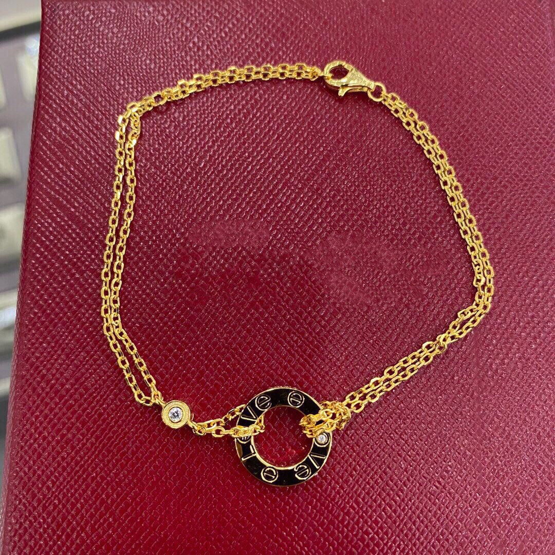 [Glitter Jewelry]LOVE BRACELET 2 DIAMOND