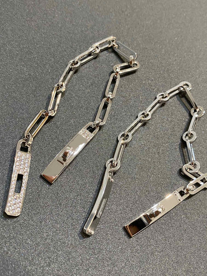 [グリッタージュエリー]チェーンブレスレット スモールモデル ダイヤモンド