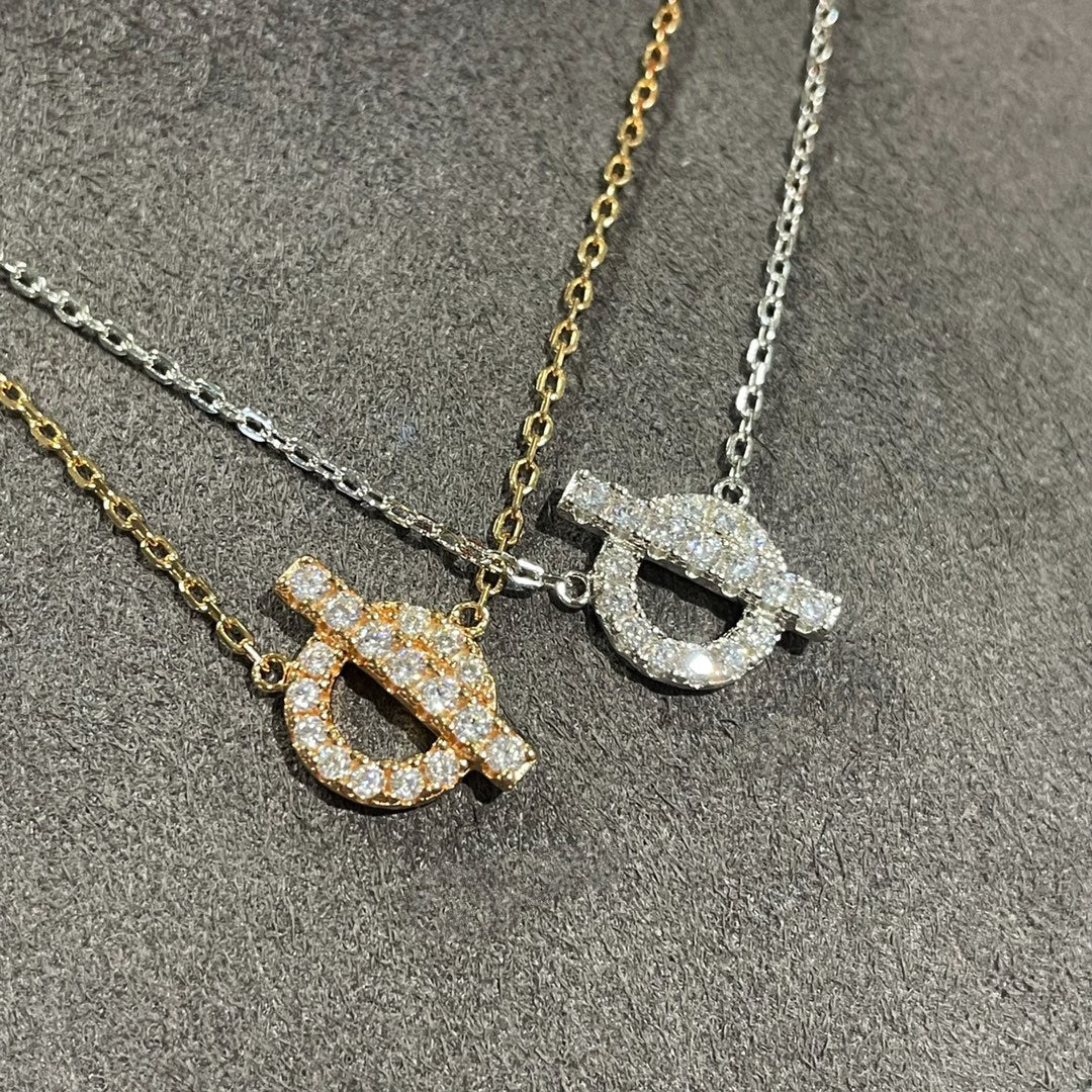 [グリッタージュエリー]エシャペネックレス ダイヤモンド