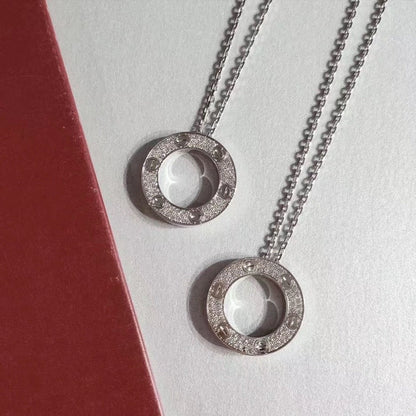 [Glitter Jewelry]LOVE NECKLACE ADJUSTABLE SILVER