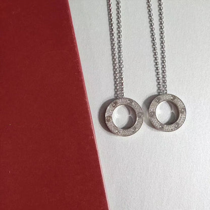 [Glitter Jewelry]LOVE NECKLACE ADJUSTABLE SILVER