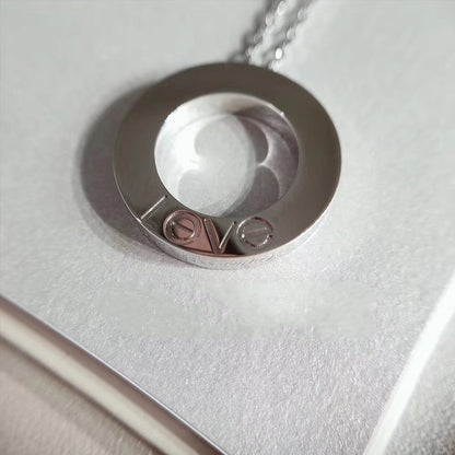 [Glitter Jewelry]LOVE NECKLACE ADJUSTABLE SILVER
