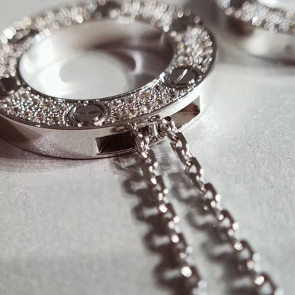 [Glitter Jewelry]LOVE NECKLACE ADJUSTABLE SILVER