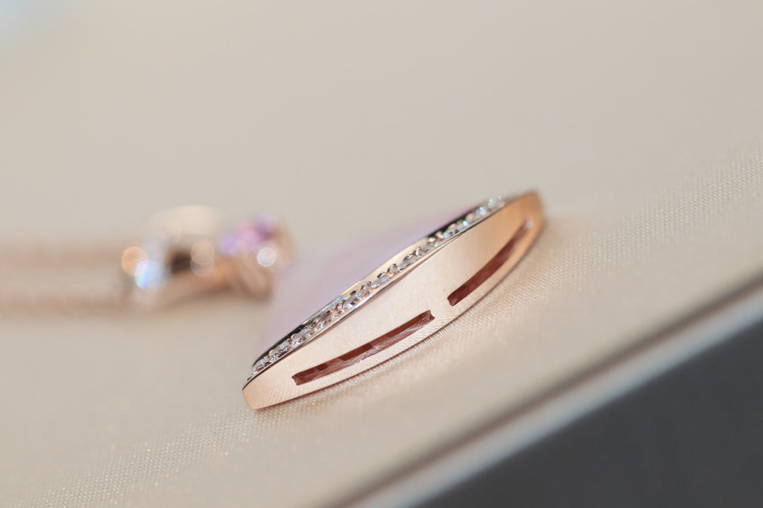 [Glitter Jewelry]DREAM NECKLACE PINK MOP DIAMOND