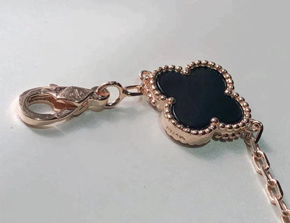 [Glitter Jewelry]CLOVER 5 MOTIFS MULTICOLOR  BRACELET