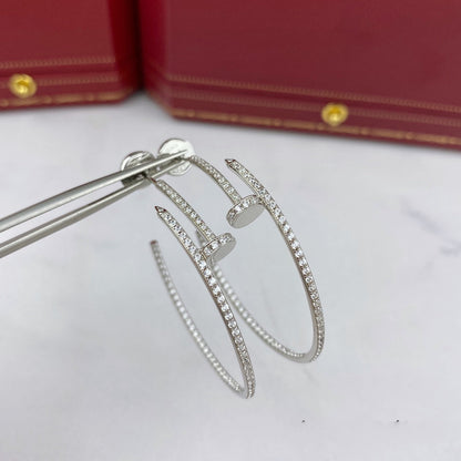 [グリッタージュエリー]JUSTE イヤリング フルダイヤモンド 1.8mm