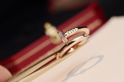 [Glitter Jewelry]JUSTE RING 2.65MM PINK GOLD DIAMOND