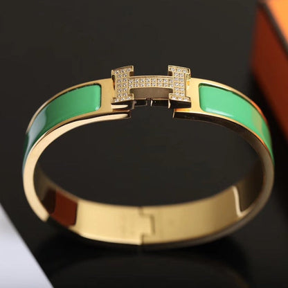 [Glitter Jewelry]H BRACELET GOLD DIAMOND