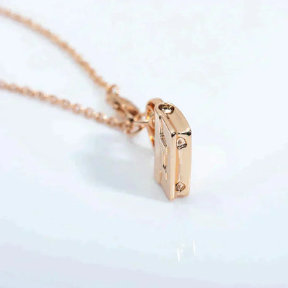 [Glitter Jewelry]AMULETTE PEDANT ROSE GOLD NECKLACE