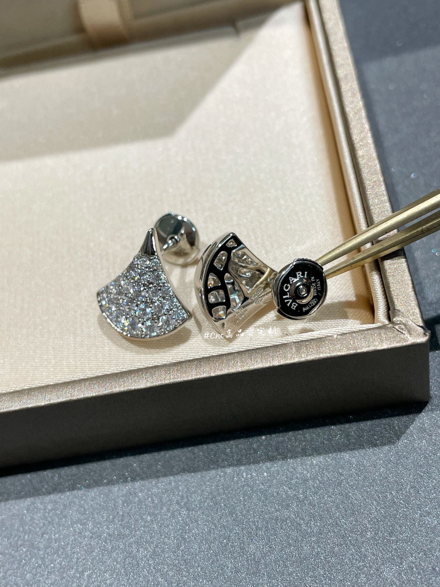 [Glitter Jewelry]DREAM STUD EARRINGS DIAMOND