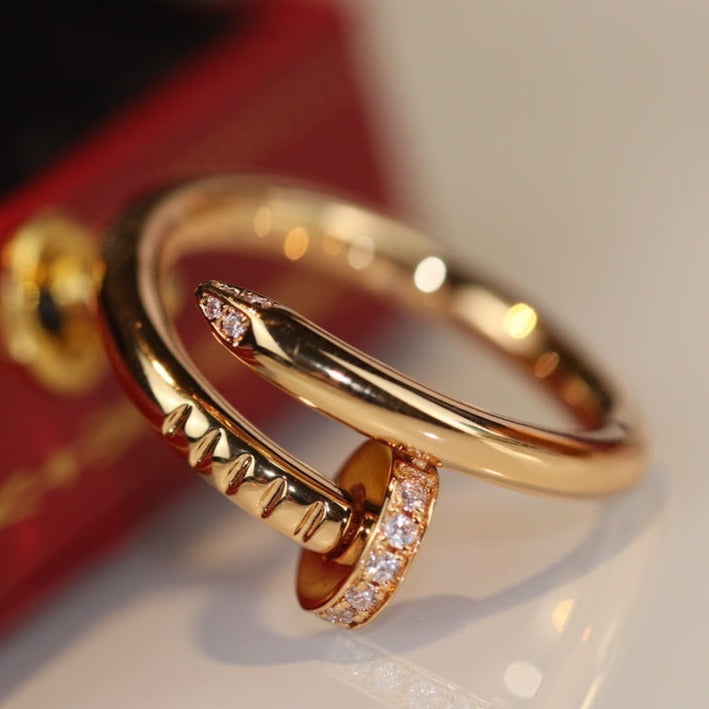 [Glitter Jewelry]JUSTE RING 2.65MM GOLD DIAMOND