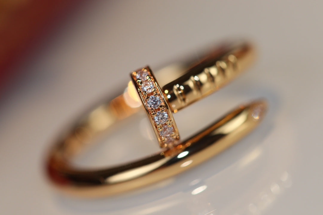 [Glitter Jewelry]JUSTE RING 2.65MM GOLD DIAMOND