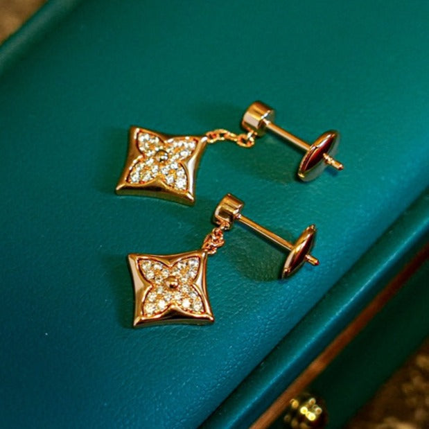 [Glitter Jewelry]STAR DIAMONDS EARRINGS GOLD