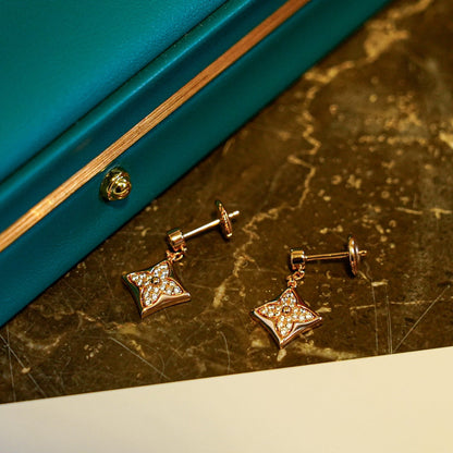 [Glitter Jewelry]STAR DIAMONDS EARRINGS GOLD