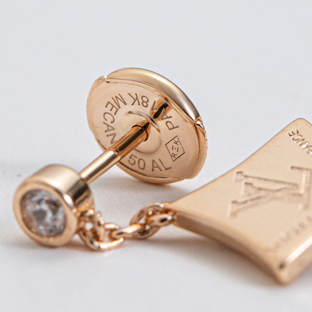 [Glitter Jewelry]STAR DIAMONDS EARRINGS GOLD