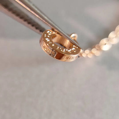 [Glitter Jewelry]ZERO 1 NECKLACE PINK GOLD