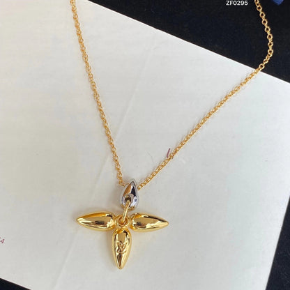 [Glitter Jewelry]LOUISETTE PEDANT GOLD NECKLACE