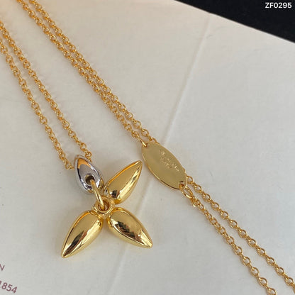 [Glitter Jewelry]LOUISETTE PEDANT GOLD NECKLACE