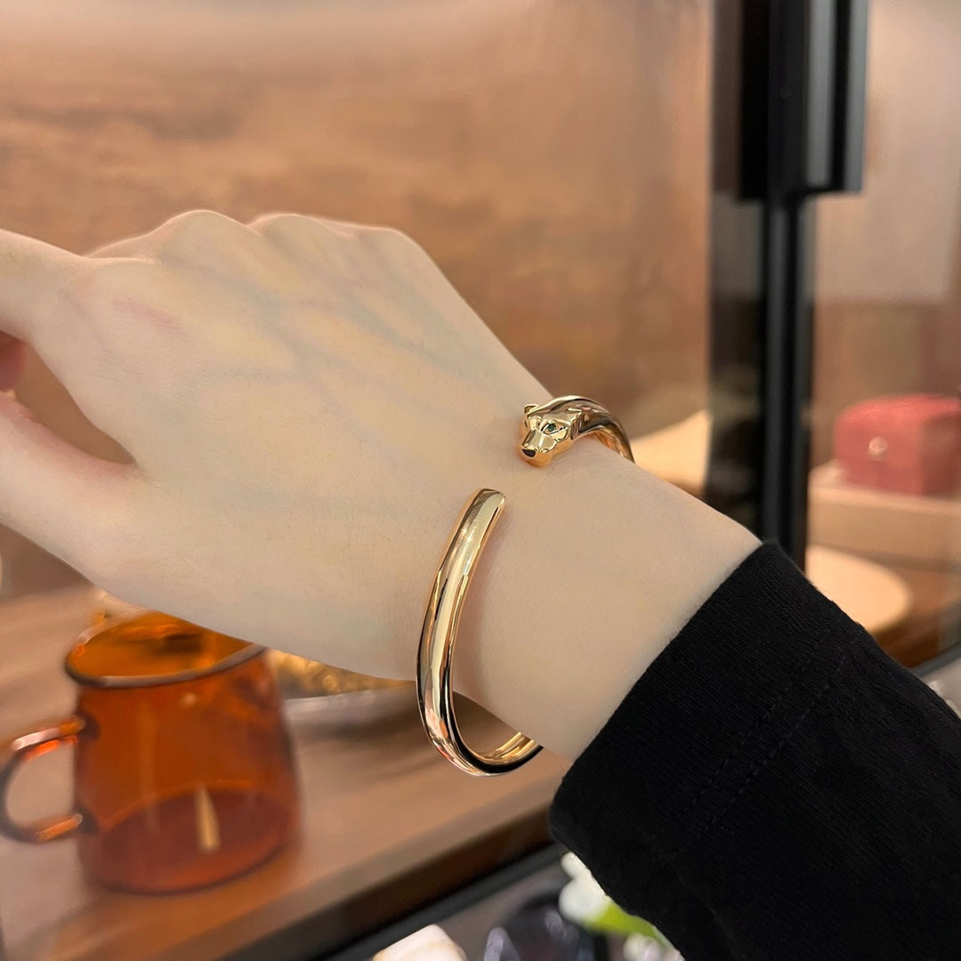 [Glitter Jewelry]PANTHERE GOLD OPEN BRACELET